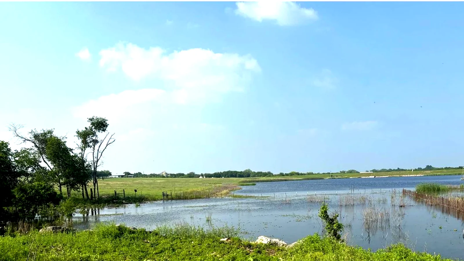 Current Still Haven land and water view near Hutto, Texas.